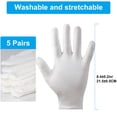 thumbnail image 2 of Guantes de algodón HMNYSOL humectantes para manos secas y eccema, 10 unidades, 2 of 7
