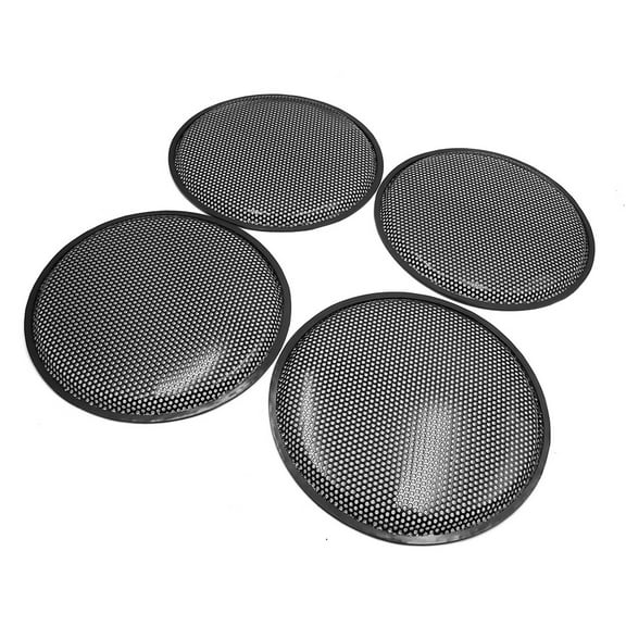 Unique Bargains 4pcs 12" Car Waffle Speaker Mesh Cover Subwoofer Protector Enclosure Grill Guard