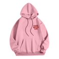 thumbnail image 6 of sususu Mens Black Hoodie Graphic Printed Hoodie For Everyday Wear Casual Sweatshirt For Comfort And Style For Sports And Leisure Activities,Pink,S, 6 of 6
