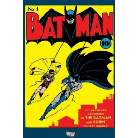Rare First Day Covers - FIRST BATMANWalmartICS COVER POSTER 1st Rare Hot New 24x36, Brand New By Poster Revolution,USA