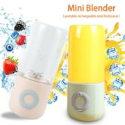 HOTBEST Mini Smoothie Maker Portable Juicer Stainless Steel Knife 6 Blades USB Rechargeable Juicer