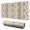 Beige Geometric Chevron, variant on Long Mouse Pads for Desk,Beige Geometric Diamond Sun Pattern Desk Mats on Top Of Desks, Desk Mouse Pad Extra Large with 3mm Non-Slip Base and Stitched Edge for Gaming,Office,Work,Home 31.5"x11.8"