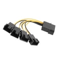 thumbnail image 2 of D-Port Computer CPU PC Case 3Pin Fan Cable 1 a 4 Ways Power Splitter (1pc), 2 of 7