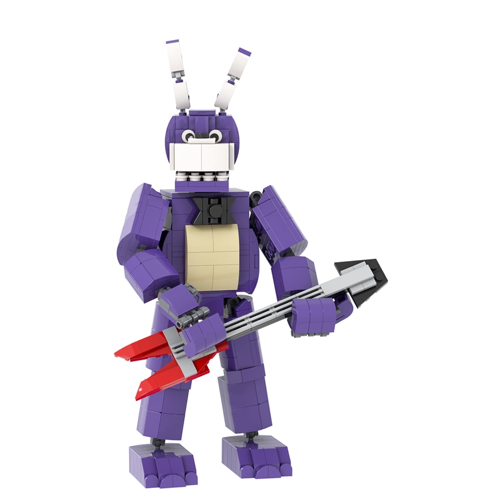 MOOXI Five Nights Bonnie Action Figures Building Blocks Toys,FNAF Classic Horror Game Building Set,Halloween Birthday Gifts for Boys and Girls(498pcs)