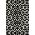 thumbnail image 2 of SAFAVIEH Chatham Graham Geometric Wool Area Rug, Black/Ivory, 6' x 9', 2 of 7