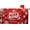 Rouge Joyeux Noël, variante sur Couvre-boîte Magnétique Grande Taille Imperméable pour Lampe de Noël Boîte aux Lettres pour Cour Jardin Clôture Décoration 25.5x21 Po