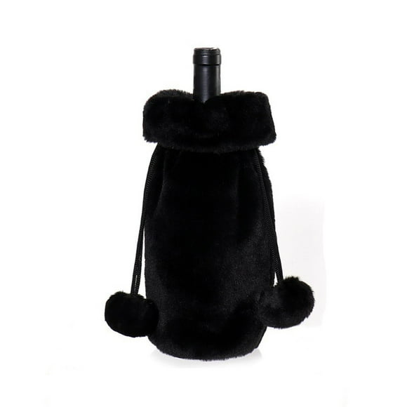 Christmas Holiday Style, Champagne And Wine Bottles Sleeve, Christmas Decorations Small Wine Sleeve