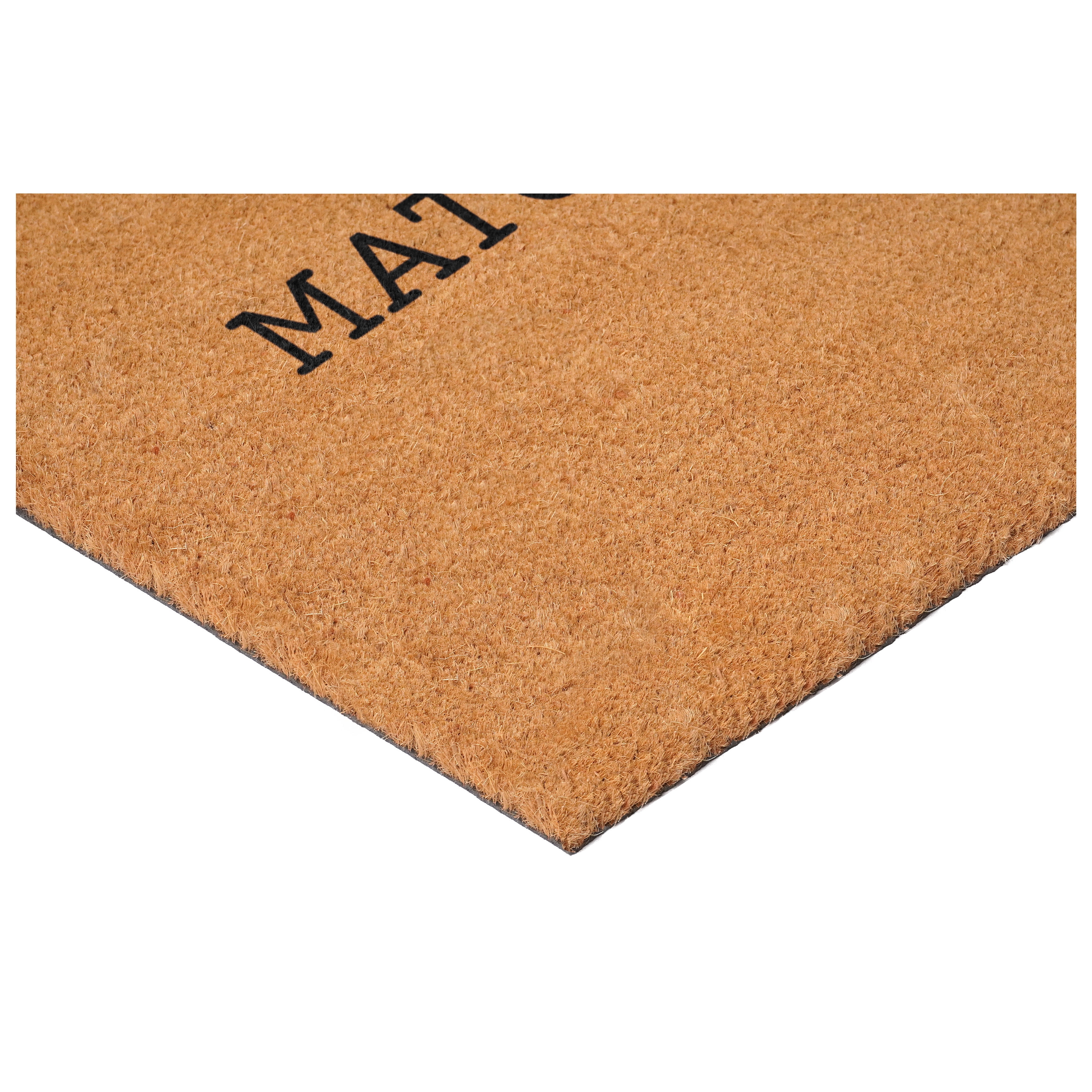 Matcha Time Non Slip Vinyl Backing, Front Door Mat, Entryway Door Mat, 17"x29"