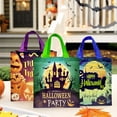 thumbnail image 4 of Wrapables Non-Woven Reusable Halloween Trick or Treat Bags with Handles for Parties, Gifts, Candy and Treats (Set of 8), Assorted, 4 of 4