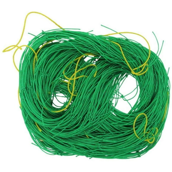 1.8x2.7M Pea and Bean Netting Green Nylon Trellis Netting Support Climbing Bean Plant Nets Thickened Line Grow Fence Climbing for Garden