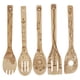 thumbnail image 2 of Cocina 5 Unids/set Pala Espátula Cuchara Kit Tallado Utensilios De Cocina De Bambú Utensilios De Cocina Suministro De Cocina, 2 of 7