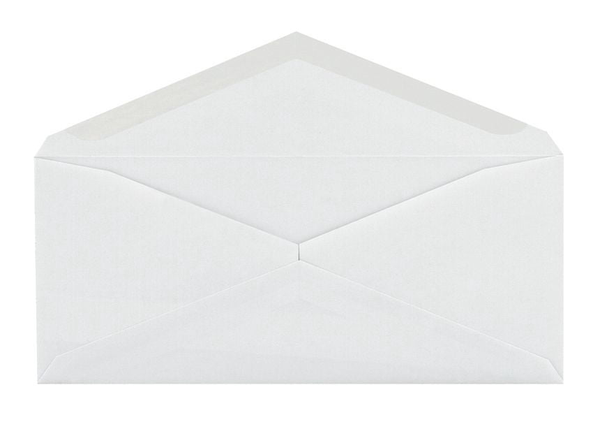 Office Depot® Brand Window Envelopes, Window On Bottom Left, #10, 4 1/8" x 9 1/2", White, Box Of 500