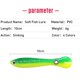 thumbnail image 2 of Cebos 10cm 6g Bionic Loach Señuelos de Pesca Hundimiento Artificial Suave (D) 4pcs JShteea Para Estrenar, 2 of 9