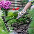 thumbnail image 4 of Heavy Duty Steel Garden Rake - 7-Tooth Detachable Weeder & Cultivator Tool for Lawn, Yard, Flower Beds | Ergonomic Handle | All-Soil Metal Rake (Size as Pictured), 4 of 4