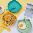 thumbnail image 1 of YAOMOBB Baby Serve Plate Strong Suction Baby Plate with Food Grade Silicone Secure Feeder Dish for Toddlers, 1 of 7