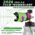 thumbnail image 3 of Bear Force Pressure Washer Brass Foam Cannon (Wide Mouth) – Car Wash Snow Foam Lance Pressure Washer Soap Dispenser for Car Washing with 360° Adjustable Thick Foam + 1/4 Quick Connector, 32oz Bottle, 3 of 9