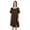 Brown, variant on Nightgowns for WoMen's Short Sleeve W/ Round Neck Nightdress Jersey Tunic Loungewear