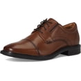 thumbnail image 7 of Nunn Bush Men's Stark Cap Toe Oxford Leather Business Formal Derby Dress Casual Lace-Up, Cognac, 8 m, 7 of 7