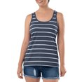 thumbnail image 2 of Time and Tru Women's Slub T-Shirts and Tank Top, 3-Pack, 2 of 19