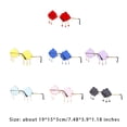 thumbnail image 2 of Sun Glass Pragmatic Portable Beautiful Assorted Colors Women Spectacles Multi-functional Outdoor Fashionable Vintage for Female Pink, 2 of 7