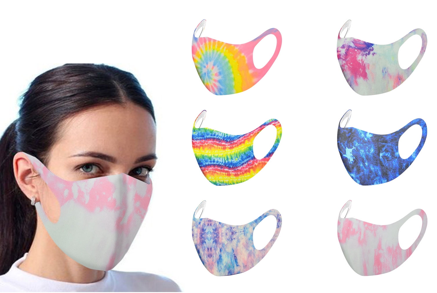 Cloth Face Mask Reuseable Washable 6 Pack