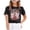 Z1 Black, variant on Women's Nashville Graphic T-Shirt Casual Crew Neck Short Sleeve Souvenir Top Vintage Music City Print Summer Tee