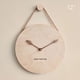 thumbnail image 1 of Reloj de pared de cuerda colgante de madera, estilo nórdico japonés, reloj creativo simple, reloj de pared decorativo para sala de estar y hogar, 1 of 6