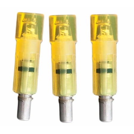 Lumenok 2216 Lighted Crossbow Nock Flat Bolt Ends 3-Pack HD Orange