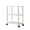 White #0, variant on Rolling Storage Shelves with Wheels | Multi-Layer Mobile Organizer Rack for Kitchen Pantry Closet Bathroom | White/Black Plastic Shelving Unit 59x40x21cm