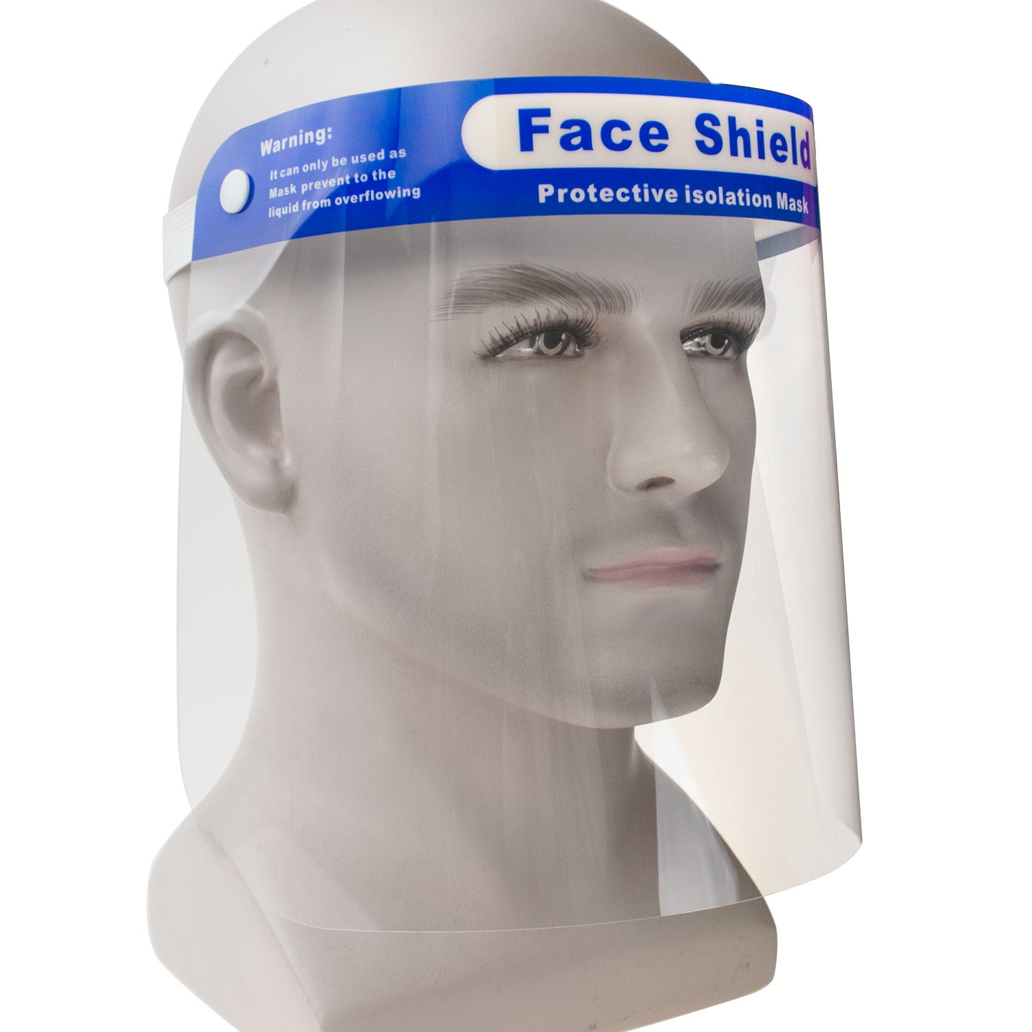 5PCS Full Face Shield, Highdefinition Transparent Protective Face Shield Anti Splash and Saliva