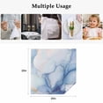 thumbnail image 5 of Cloth Napkins Set of 2 - 20x20 Inches, Blue Marble Washable Reusable Table Napkins, Gradual Modern Abstract Art Soft & Absortbent Dining Napkin for Party Wedding Hotel Restaurant, 5 of 8