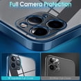 thumbnail image 3 of Crystal Clear Case for iPhone 11 Pro, [Not Yellowing] [Camera Protection] [Military Grade Drop Tested] Transparent Shockproof Protective Phone Case Soft Silicone Slim Cover, 5.8 inch, Blue, 3 of 16