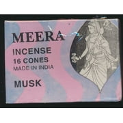 Musk, Meera Incense, 16 Cone Box, From India
