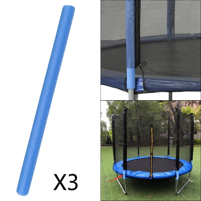 Poste Espuma Mangas Protección Cubierta Protector Acolchado 3 azul Cola Mangas de trampolín