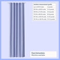 thumbnail image 3 of Mainstays Kids Spring Periwinkle Light Purple Solid Ribbed Corduroy Blackout Rod Pocket with Back Tabs Single Curtain Panel, Set of 1, 38" W x 95" L, 3 of 6