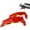 Red, variant on QinaQin 2 Pack Car Ramps,Portable Truck Service Ramps with Reflective Stickers,8000LBS Capacity,Red