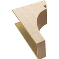thumbnail image 6 of 12"W x 24"D x 36"H Classic Yorktown Rough Cedar Woodgrain TimberThane Corbel, Primed Tan, 6 of 6