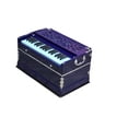 thumbnail image 6 of Harmonium~2¾ OCTAVES~DOUBLE REED~32 KEY~440 Hz~Blue~Light Weight~Kirtan~Yoga, 6 of 11