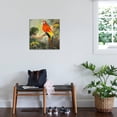 thumbnail image 3 of Art.com Parrots at Bay I Stretched Canvas Print Wall Art by Jane Slivka, 24" x 24", 3 of 4