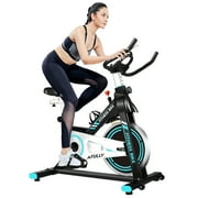 Pooboo Indoor Cycling Exercise Bikes Stationary Fitness Cycle Upright Cycling Belt Drive for Home Cardio Workout 350lb