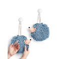 thumbnail image 1 of Toallas de mano Sophie & Panda Fuzzy Ball Hedgehog Blue (paquete de 2), 1 of 8