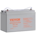 thumbnail image 1 of VEVOR Deep Cycle Battery, 12V 100 AH, AGM Marine Rechargeable Battery, High Self-Discharge Rate 800A Current, for RV Solar Marine Off-Grid Applications UPS Backup Power System, Tested to UL Standards, 1 of 9