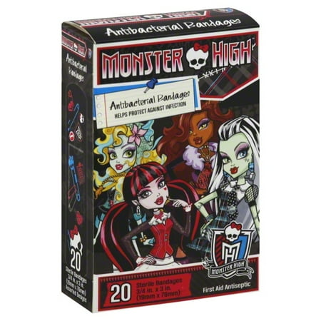 Aso Monster High Bandages, 20 ea