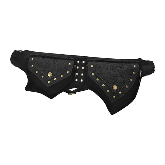 Riñonera negra Riñonera Riñonera Riñonera Pack Múltiples bolsillos Riñonera resistente para Deporte Zulema  Bolsos de cintura para mujer