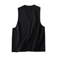 thumbnail image 5 of ZyeKqe Cotton Linen Tank Tops for Women Button down Summer Vest Loose Fitted Sleeveless Shirts, 5 of 7