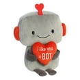 thumbnail image 2 of Aurora® Witty JUST Sayin'™ I Like You A Bot Robot™ Stuffed Animal - Expressive Characters - Quirky Gift Ideas - Grey 13 Inches, 2 of 5
