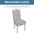 thumbnail image 5 of Chair Covers for Dining Room Set of 2, Dining Room Chair Covers Protectors Stretch Kitchen Chair Slipcovers( 2 PCS), 5 of 5