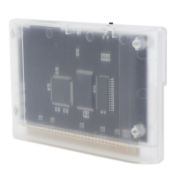 Retro Game Video Cassette, Transparent Cassette with 8GB Memory Card for Mega Drive, Support Genesis, Master System, 32X Games, MEGAKey Hardware Support