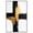 Silver Frame, variant on Glimmering Edges I Canvas Gold Leaf Wall Art by Art Remedy, Silver Frame, 36" x 54"