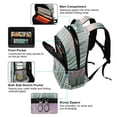thumbnail image 5 of FORMRS Unisex Backpack Elementary School Travel Bookbag with Reflective Stripes, Green Deer, 5 of 7